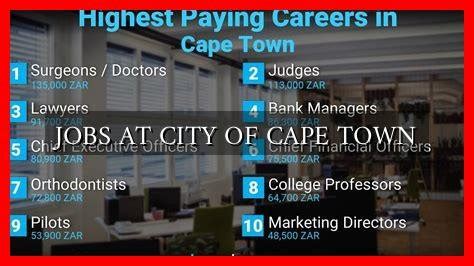 City of Cape Town: Jobs .